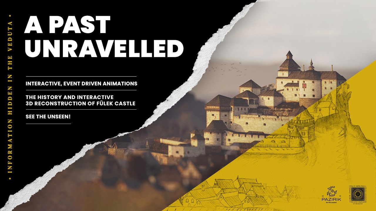 The castle of Fülek in the 17th century 3D reconstruction - 4K - Pazirik - See the unseen!