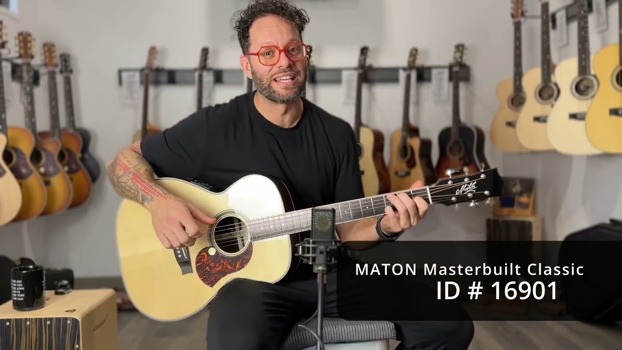 Maton Guitars Master Built Classic #16901 - YouTube