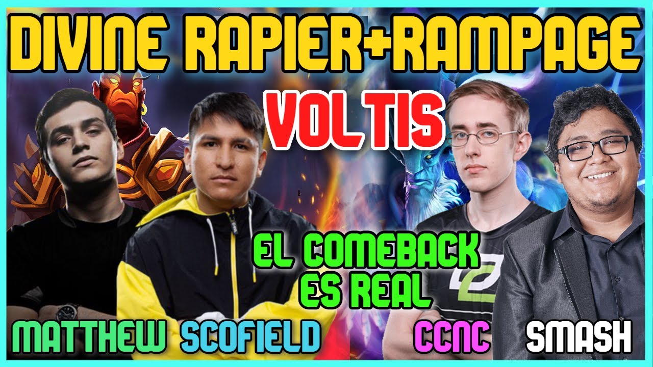 INCREIBLE VOLTIS MATTHEW, SCOFIELD VS SMASH,CCNC EN RANKED DOTA 2 PRO
