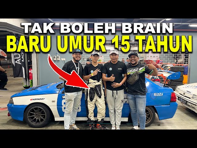 PERTARUH BUDAK 15 TAHUN BERLUMBA diatas litar !! ALIFF QAID bersama Autohaus Motorsport class=