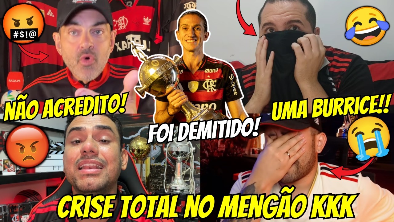 REAÇÕES DOS FLAMENGUISTAS AO FILIPE LUÍS DEMITIDO | FILIPE LUÍS DEMITIDO DO FLAMENGO VAMOS RIR KK