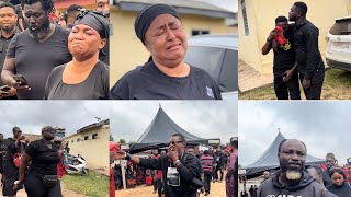 More Actors In Tears @ Late Osei Tutu’s Funeral Louisa Adinkra,Matilda Asare, Ama Tundra,Big Akwes