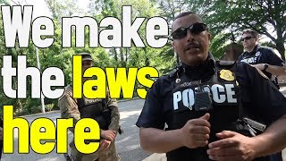 Officer Makes Up Laws To Enforce