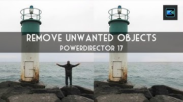 [PowerDirector 17  Tutorial] How to remove unwanted objects from videos (Mask Designer)