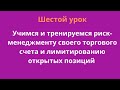 Курс инвестора-трейдера | урок - 6 | Риск-менеджмент торгового счета