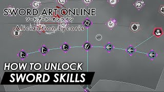 Sword Art Online: Alicization Lycoris - How to unlock Sword Skills (All 9 Weapons Guide)