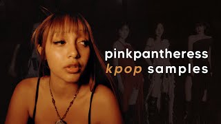all kpop samples/interpolations in pinkpantheress songs