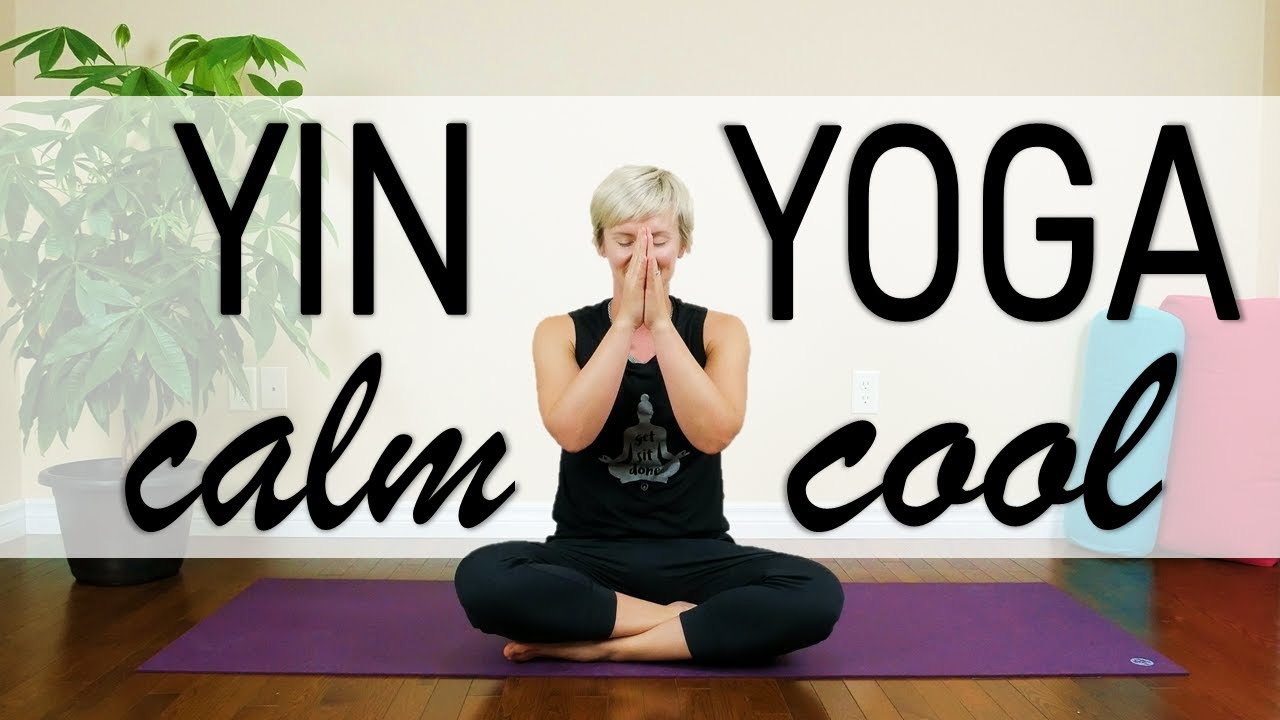 Yin Yoga Without Props | Feel Calm & Cool - YouTube