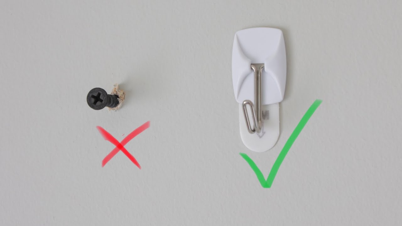 The Holy Grail of Wall Hooks! Why Damage Your Walls? 