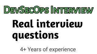 My DevSecOps Engineer interview questions #DevSecOpsInterview #devopsinterview #interviewquestions 