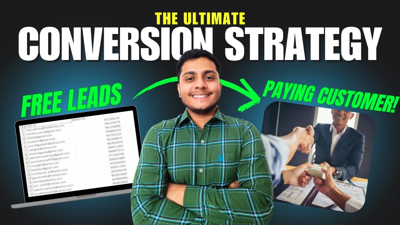 The EASY Way to Convert FREE LEADS Into PAYING Customers - YouTube