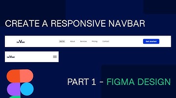 Create a responsive navigation bar #1 - Figma design