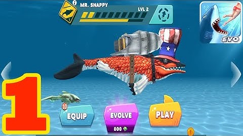 Hungry Shark Evolution - Gameplay Walkthrough Part 1 (Android/iOS)