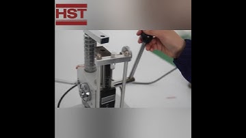How to use HST TLS 500N Spring Extension and Compression Testing Machine