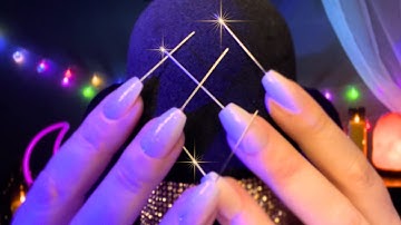 ASMR 3 Hours⎪SLEEPY Mic Scratching with Needle Nails + Rain 🌧️🥱