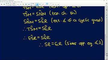 Maths 2019 Revision: Similarity in Quads and Finding Lengths - Circles and Diameters - Part 9/17