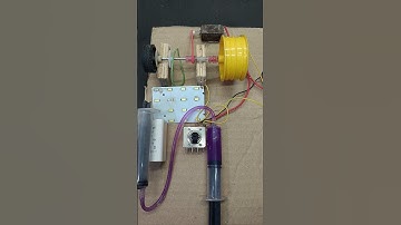 Hydraulic wheel power generator | #tech #project #shorts