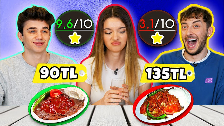 DÜŞÜK vs. YÜKSEK PUANLI RESTORAN YEMEKLERİNİ DENEDİK !? @AhmetCanDündar @merteren1