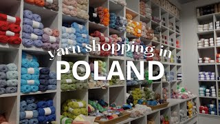 yarn shopping in Poland | visiting Między Drutami, the most expensive yarn in the world, Gabo Wool