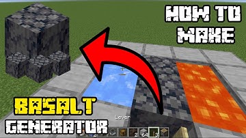 || Minecraft Java Edition || How to make Minecraft 1.16.3 Basalt Generator (1.16+)