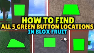 ALL 5 GREEN BUTTONS in Jungle Locations for SABER PUZZLE in Blox Fruits