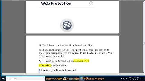 Install Bitdefender Mobile Security on iPhone/iPad