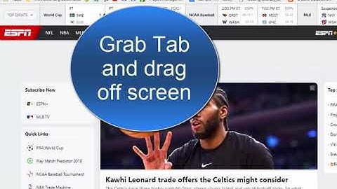 Extend your display so you can show a video on your projector and work on your computer