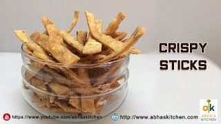 Crispy Sticks (Diwali Nasta) Recipe by Abha's Kitchen