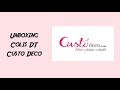 Haul unboxing colis dt daot custodeco