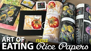 Art of Eating; Food Inspired Rice Paper–Tutorial Tidbits