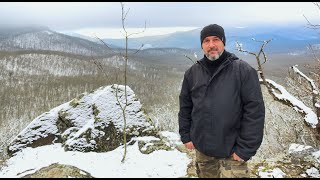 Горы И Лес В Снегу. Юго-Восточный Крым В Январе 2024