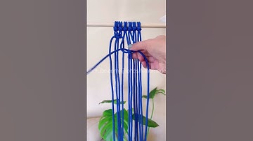 Macrame Tutorial - Alternating Square Knot