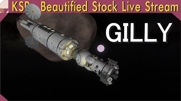 Heading for Gilly | KERBAL SPACE PROGRAM Beautified Stock Live Stream
