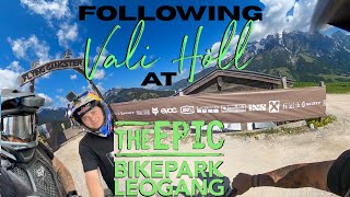 Following Vali Höll in Leogang - Flying Gangster - Erster Trip in Austria 2024 - Leogang Opening