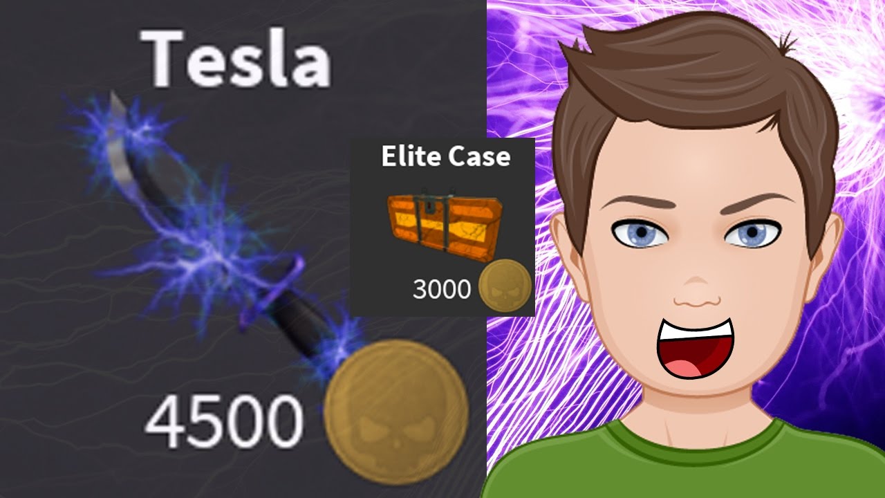 Buying Tesla Effect On My Knife In Roblox Assassin Elite Case - how to craft rainbow seer roblox assassin youtube