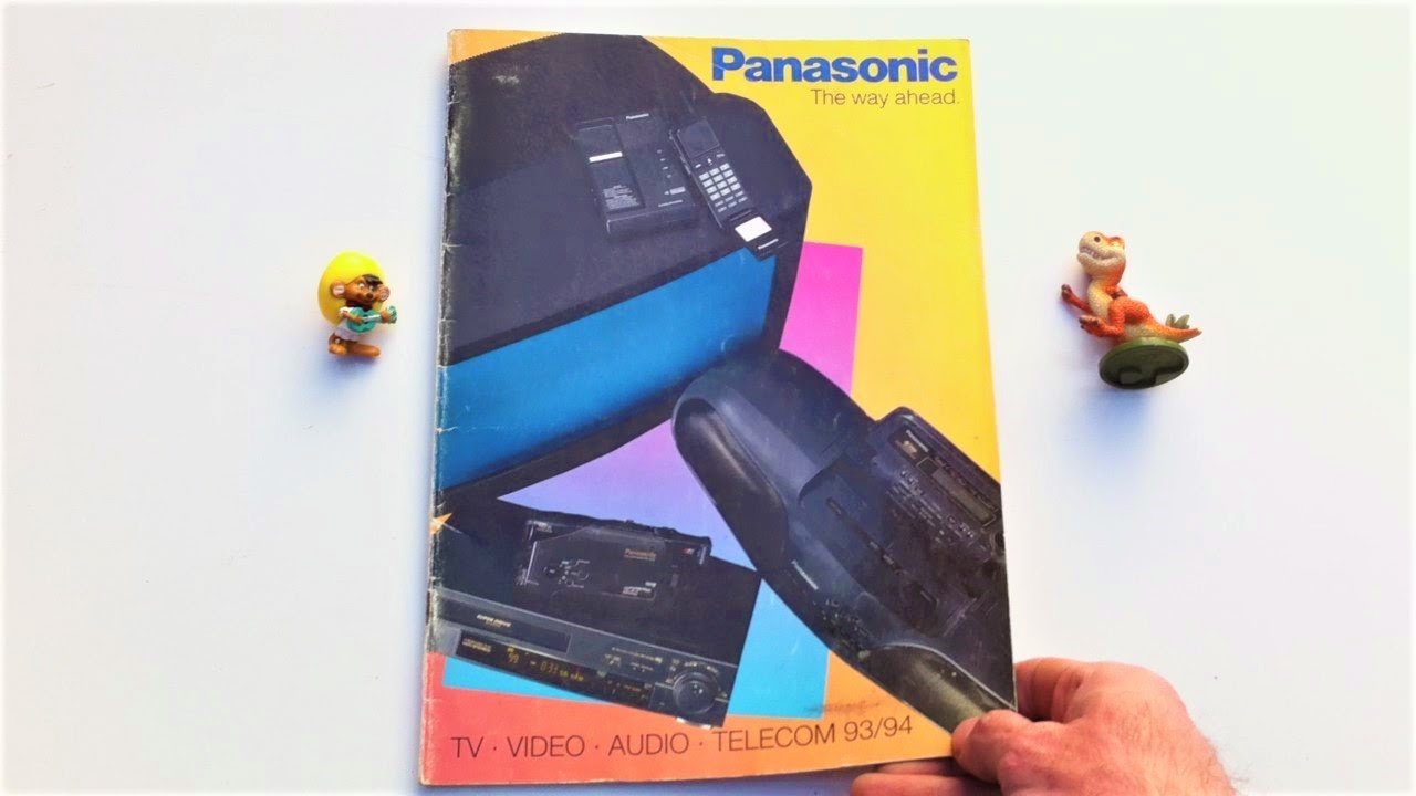 Panasonic catalog 1993-1994 TVs Camcorder Video Cassette Recorder