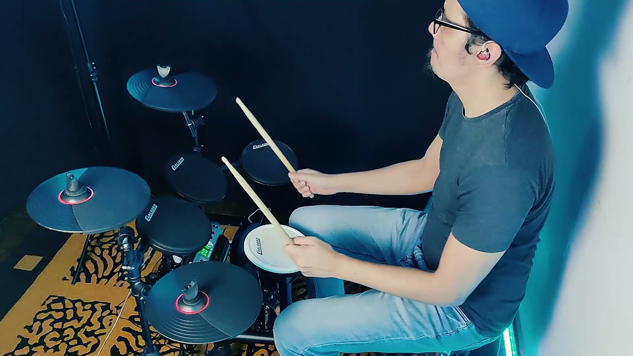 Carlsbro CSD130 portable electronic Drum cover by mukhlis YouTube