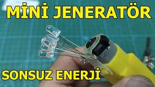 SONSUZ ENERJİ, DC MOTOR İLE MİNİ JENERATÖR by mehmet efe usta 3,096 views 6 months ago 9 minutes, 54 seconds