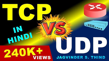 TCP vs UDP Explained in Hindi | Difference Between TCP and UDP | Networking Basics