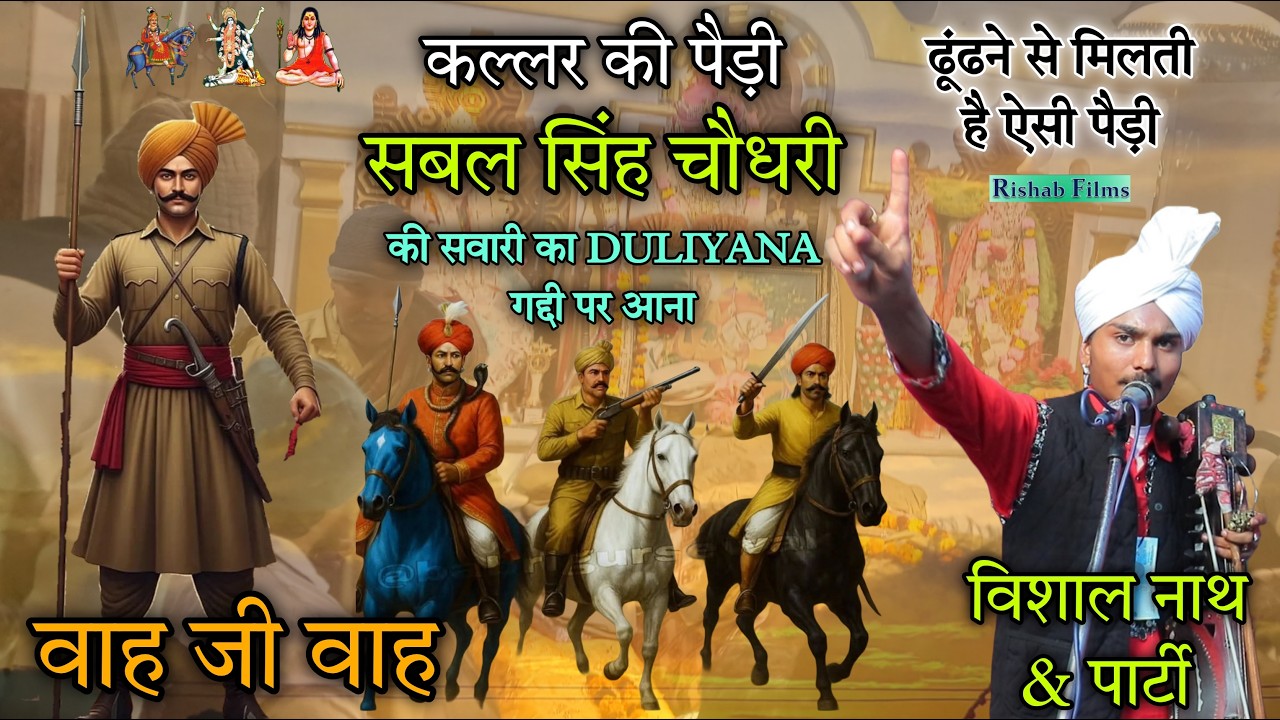 KALLAR KI PAIDI | कल्लर की पैडी । SABAL SINGH JI KI SAWARI KI PAIDI | VISHAL NATH & PARTY