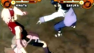 Naruto Shippūden Ultimate Ninja 5 PS2 (Hinata) vs (Sakura)