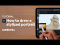 Tutorial pintura cmo dibujar retratos estilizados en photoshop  jean fraisse  domestika