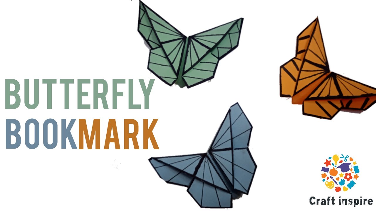 Butterfly Bookmark Tutorial By Craft Inspire YouTube
