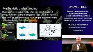 UNSW SPREE 202211-01 Anatoly Rozenfeld - Recent development of solid state radiation detectors