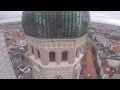 Drohnenflug über die Frauenkirche und das Rathaus München - Multicopter