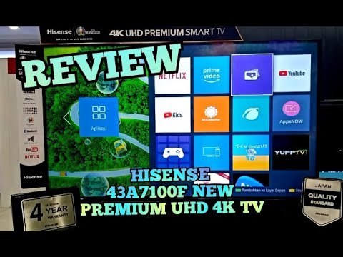 Review Hisense Tv Uhd 4k Smart Tv 43 Inch Terbaru 43a7100f Premium Uhd Tv Youtube