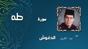 القران الكريم بصوت الشيخ عبد الكريم الدغوش | سورة طه