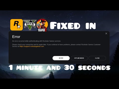 Fix Rockstar Games Launcher Authentication Error Fast - GTA V (Enhanced & Legacy) or RDR2 (2025)