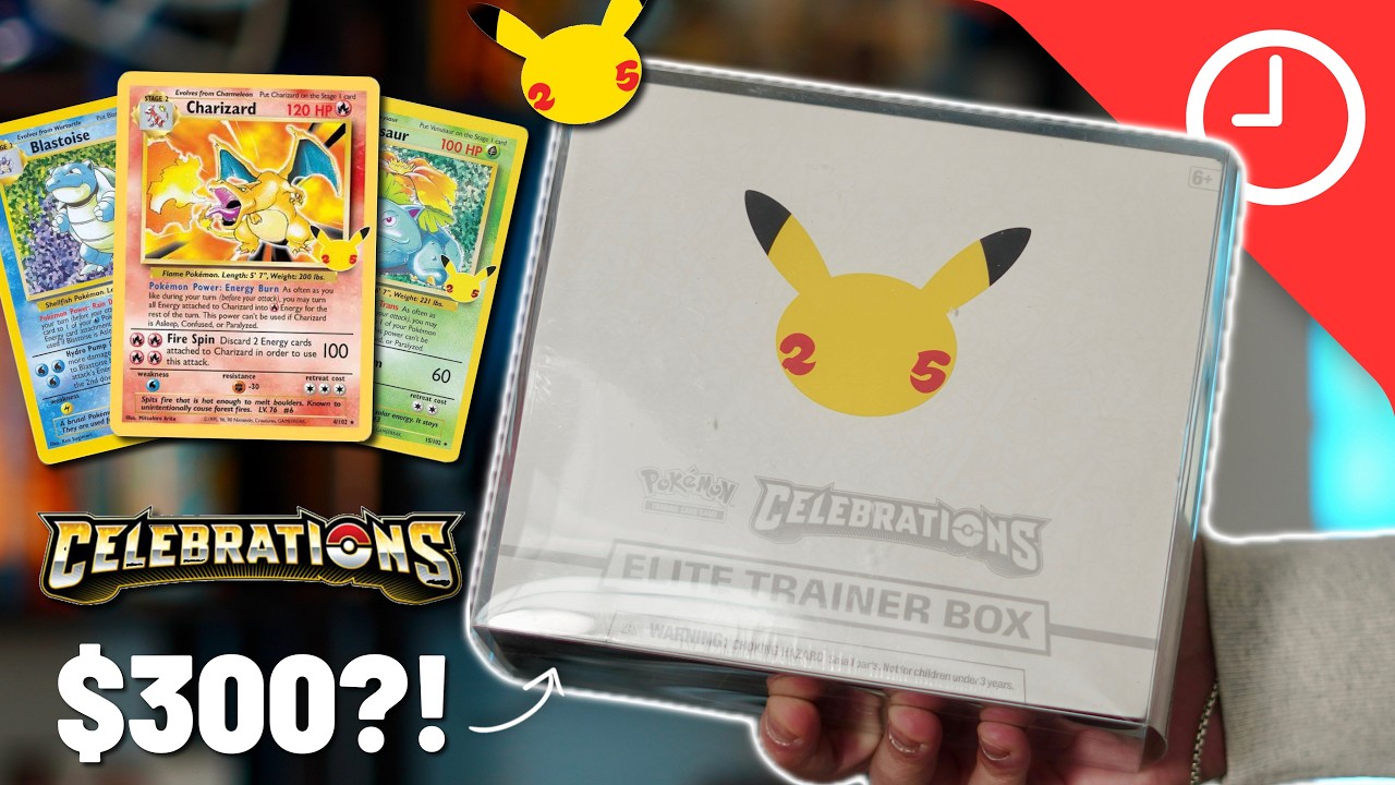 I Opened a $300 Pokmon Celebrations ETB Was It a Huge Mistake?