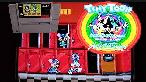 Tiny Toon Adventures Buster Busts Loose SNES Definitive Guide Playthrough and Commentary Let